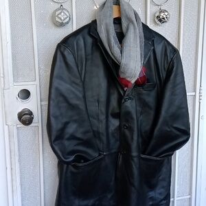 Stafford  Leather Coat.  Handsome  Classy Men's size XL .New without tags!